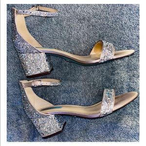 Betsy Johnson Rhinestone Heels